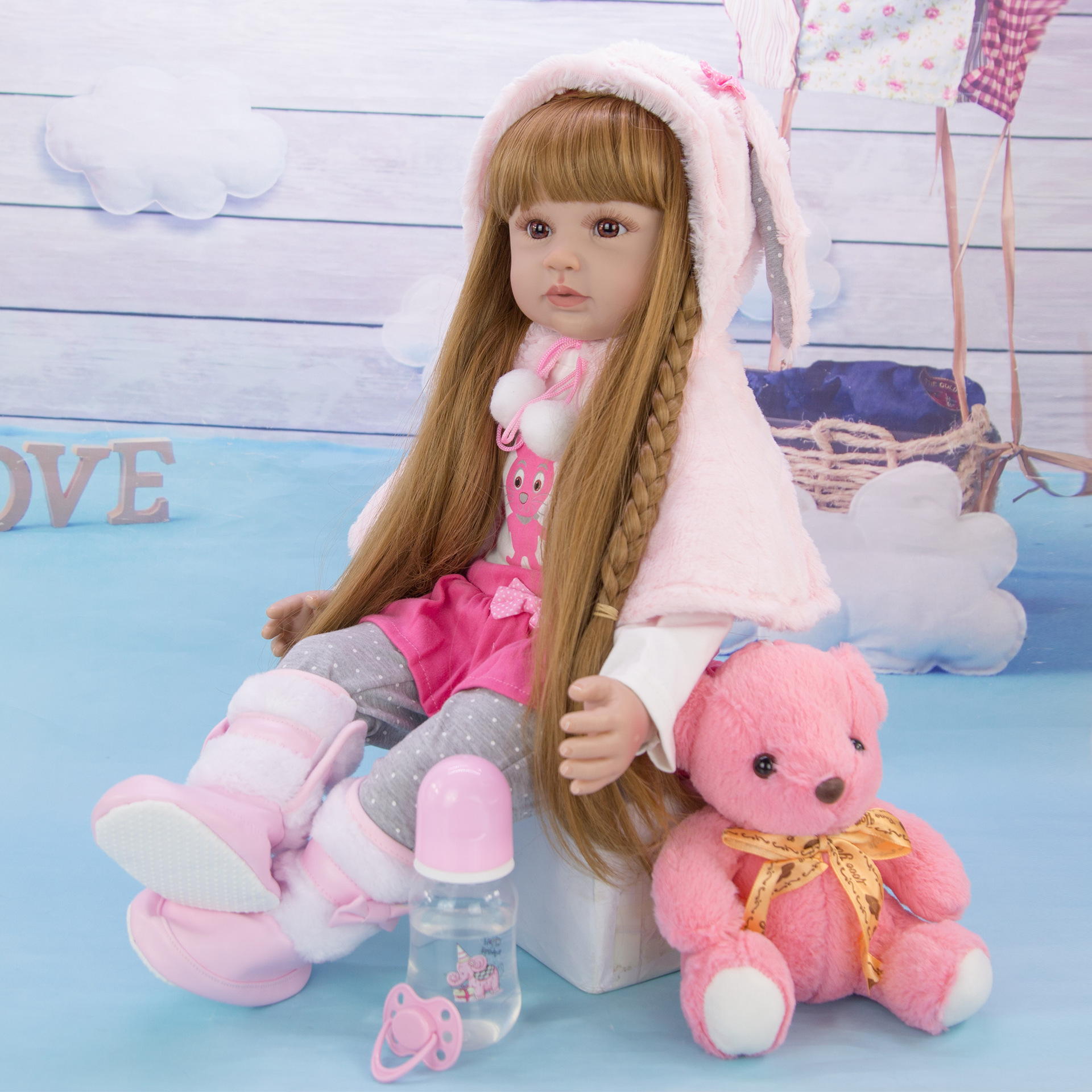 60cm Reborn Dolls With Long Ha – Ethnic Fashion Model recenzja i cena