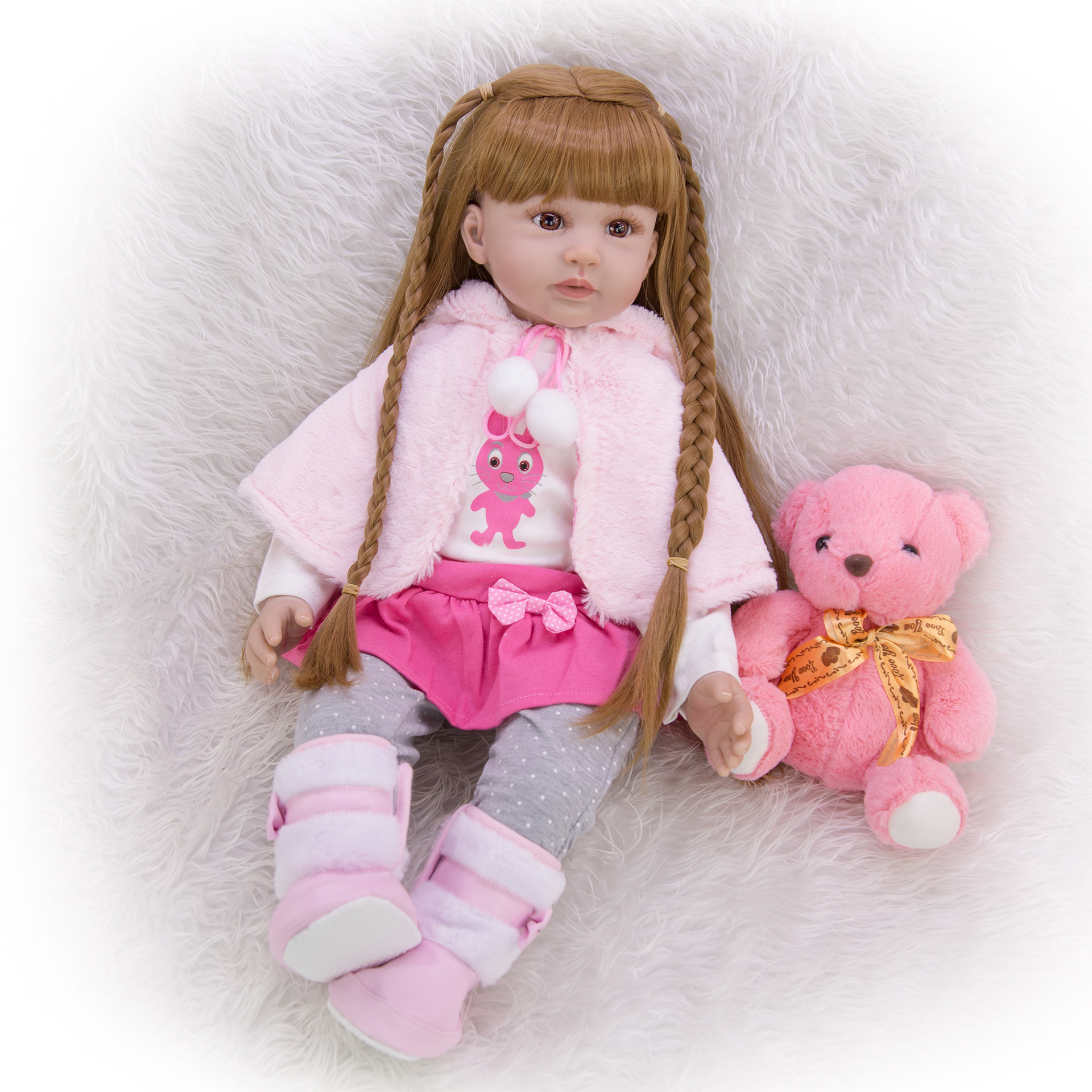 60cm Reborn Dolls With Long Ha – Ethnic Fashion Model recenzja i cena