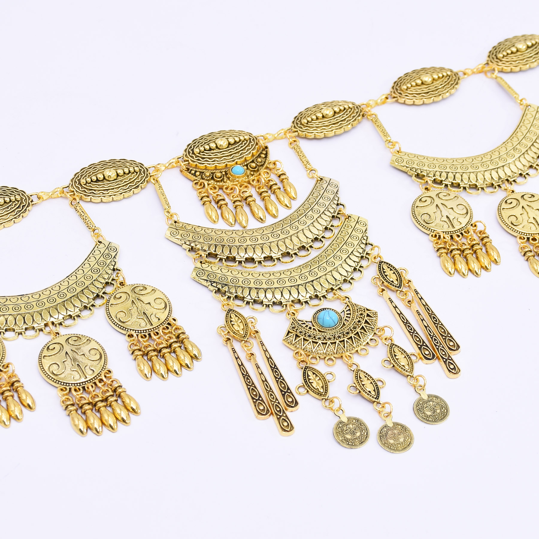 Kazakh-style antique golden al – Ethnic Fashion Accessories recenzja i cena