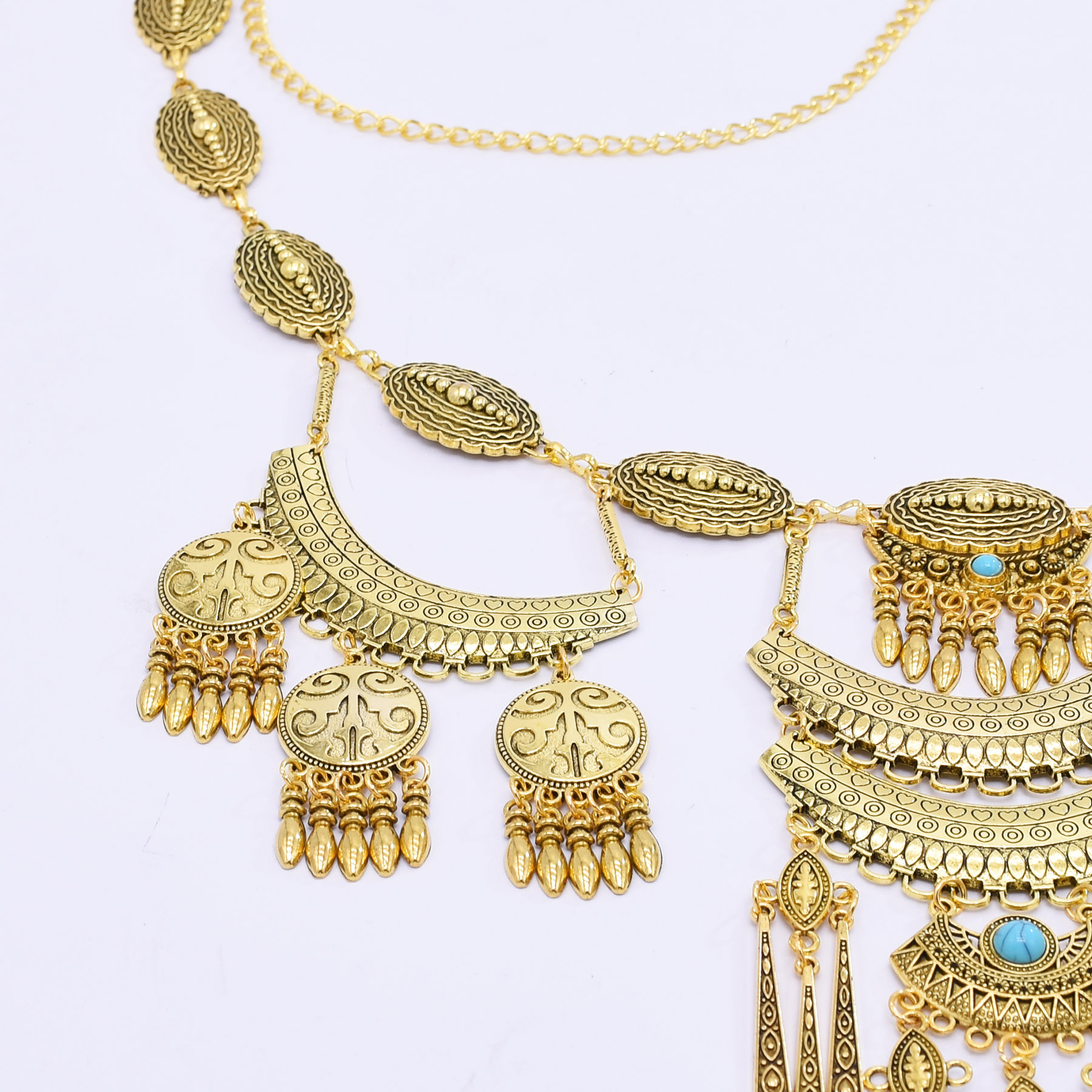 Kazakh-style antique golden al – Ethnic Fashion Accessories recenzja i cena