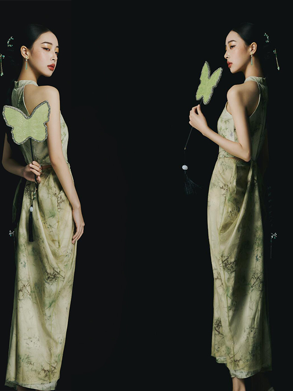 New Green Chinese Style Backle – Ethnic Fashion Studio recenzja i cena
