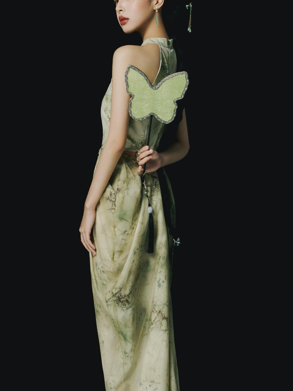 New Green Chinese Style Backle – Ethnic Fashion Studio recenzja i cena