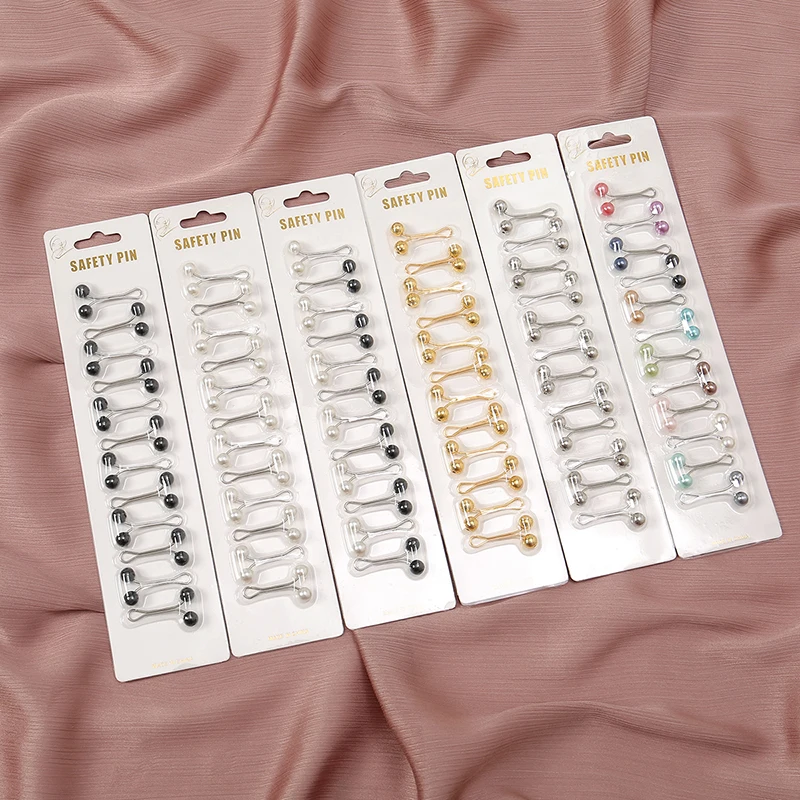 12pcs/Bag Muslim Hijab Pins Sc – Ethnic Fashion Accessories recenzja i cena