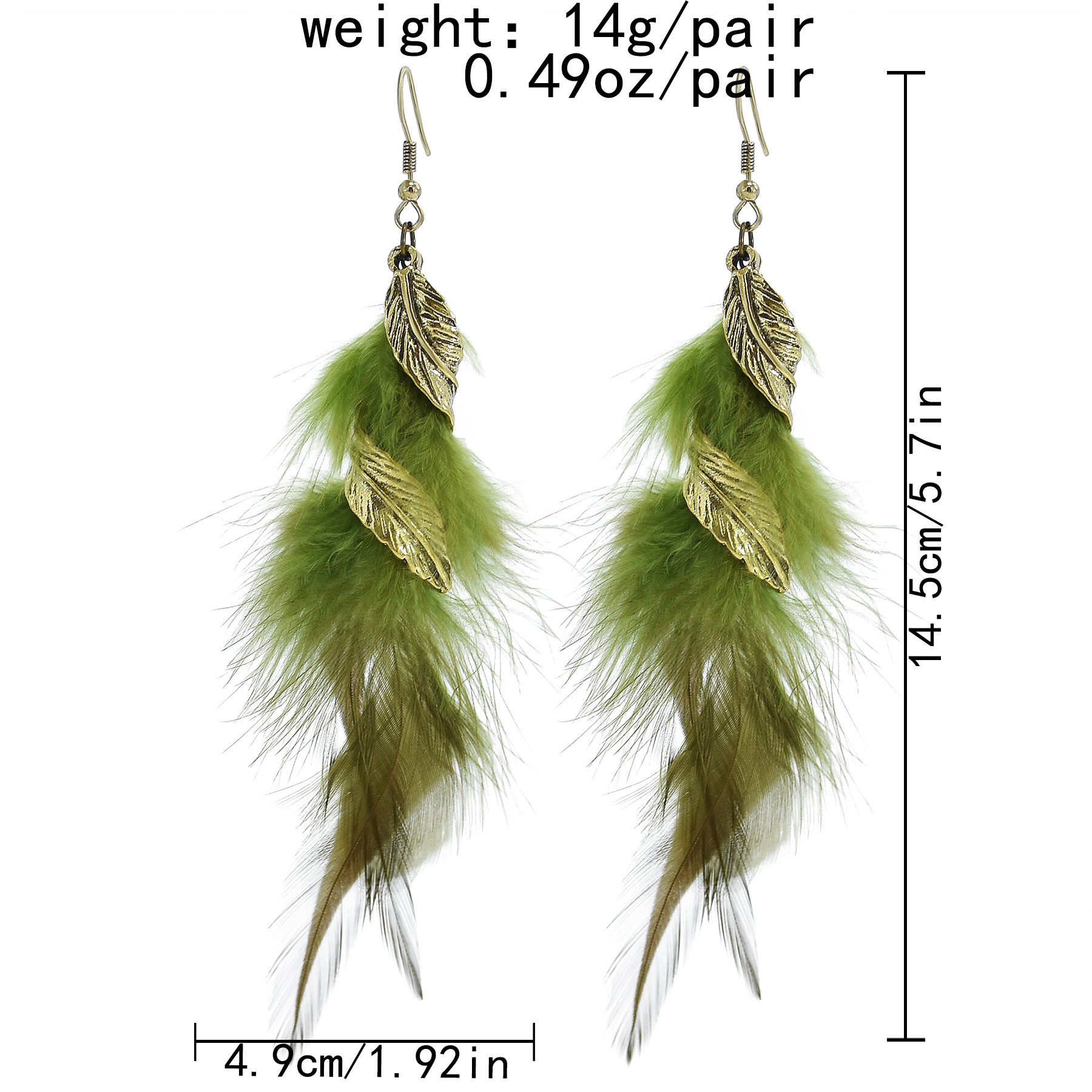 6 Colors Bohemian Long Feather – Winter Ethnic Fashion For Women recenzja i cena