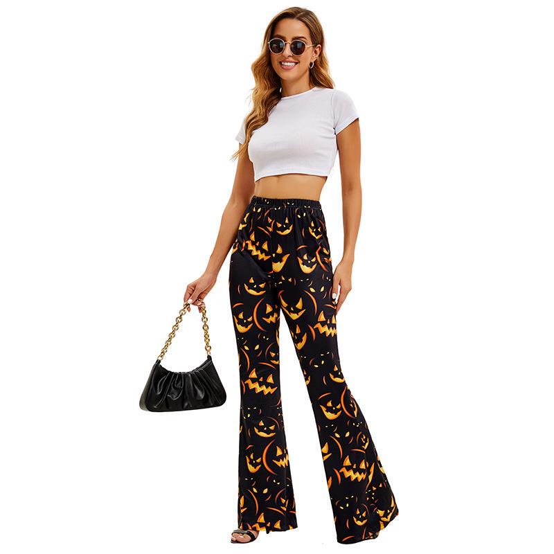 Halloween Bat Pumpkin Print Wo – Ethnic Wear Fashion Brand recenzja i cena