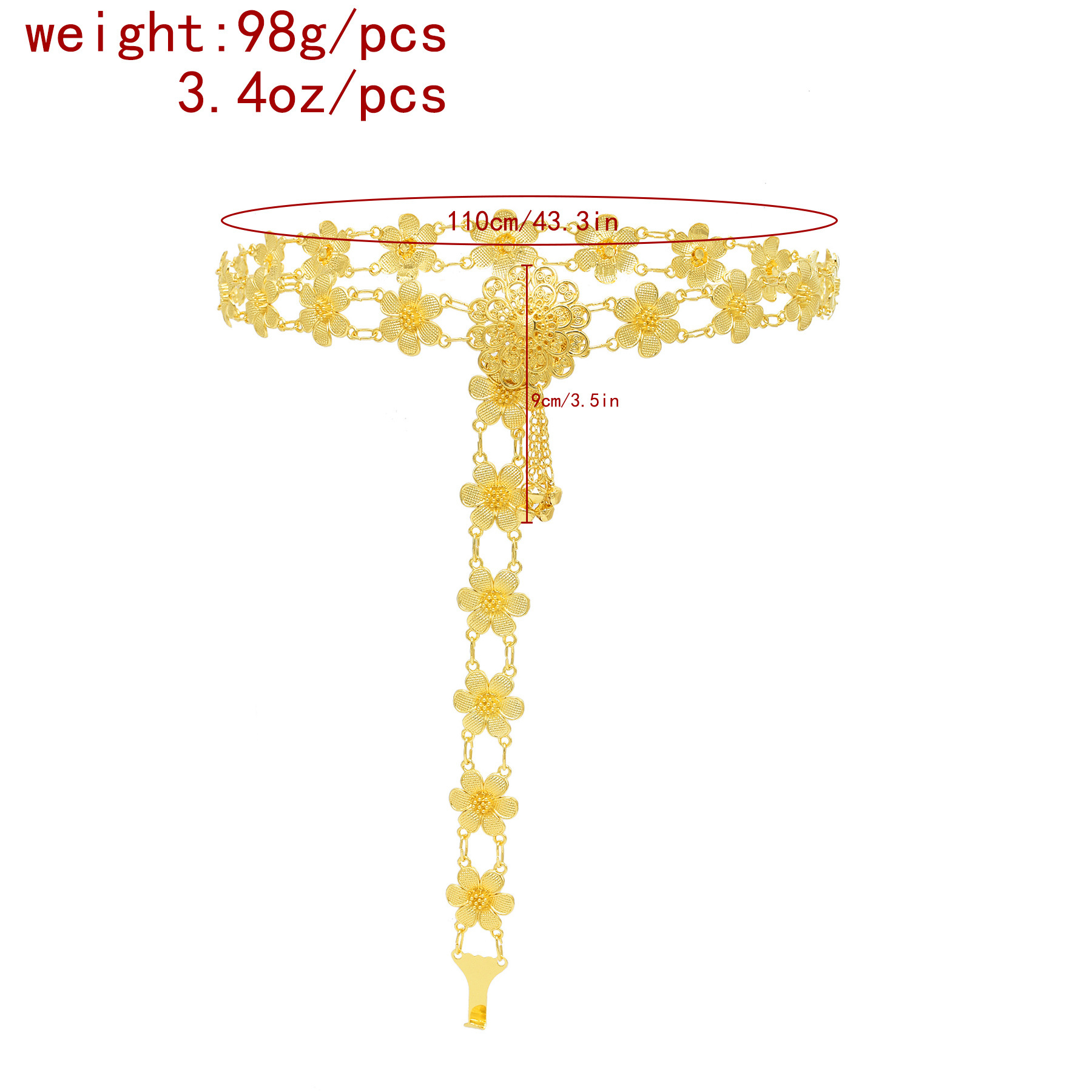 Ethnic Gold Plated Zinc Alloy  – Ethnic Fashion Accessories recenzja i cena