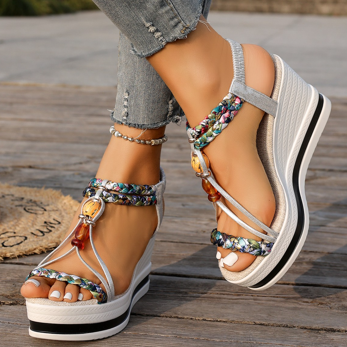 Women's Ethnic Chunky Platform – Ethnic Fashion Trends 2026 recenzja i cena