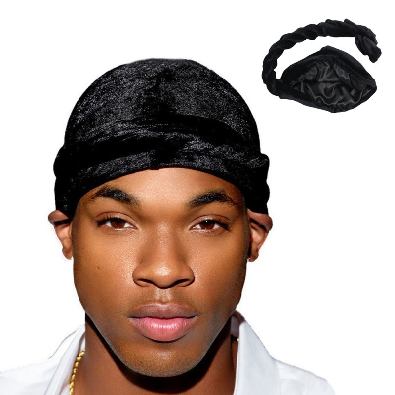 Solid Color Men's Velvet Head  – Ethnic Fashion For Men recenzja i cena