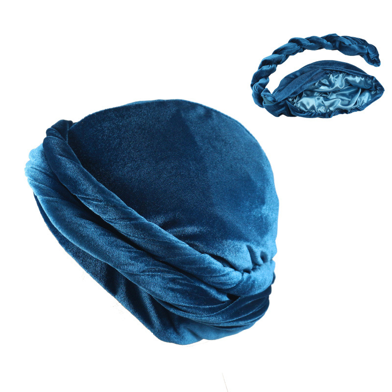 Solid Color Men's Velvet Head  – Ethnic Fashion For Men recenzja i cena