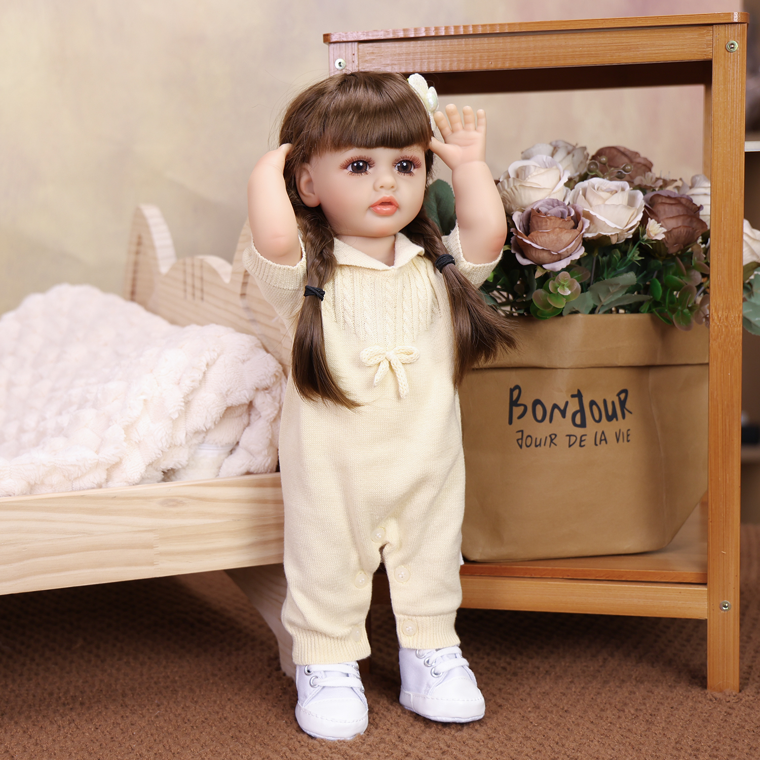 KEIUMI 18 Inch Reborn Bebe Dol – Ethnic Fashion Model recenzja i cena
