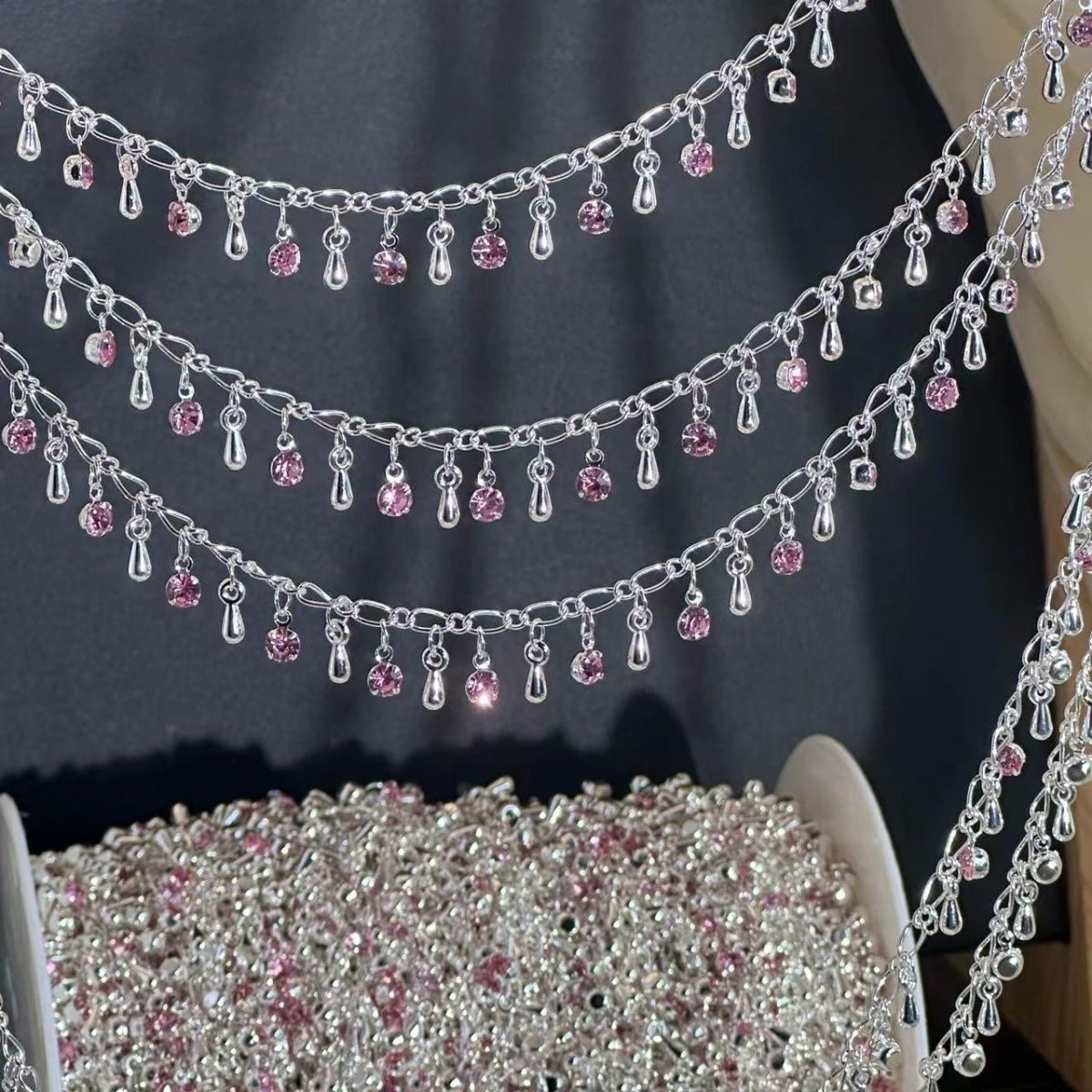 Exquisite Rhinestone Teardrop  – Ethnic Fashion Accessories recenzja i cena