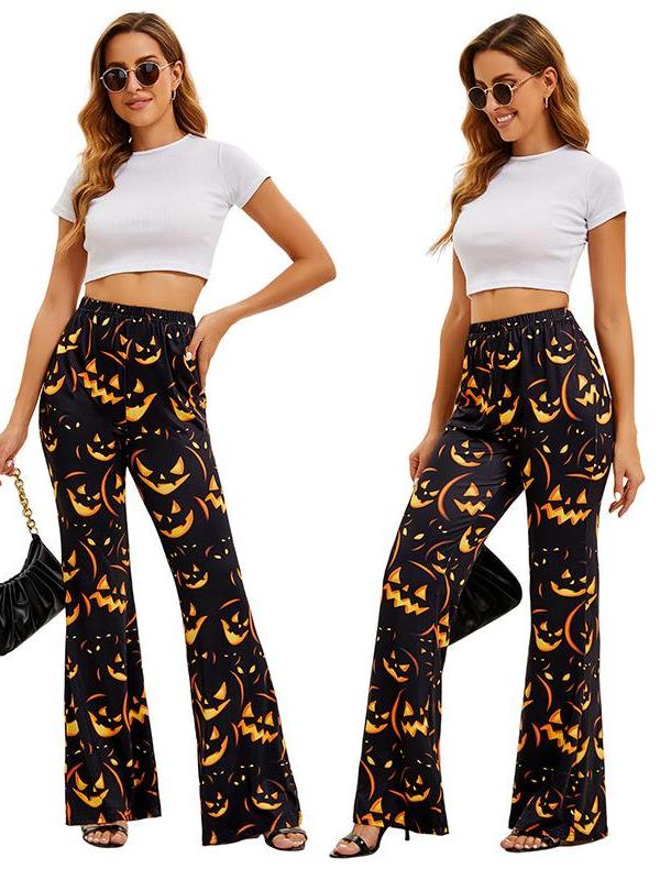Halloween Bat Pumpkin Print Wo – Ethnic Wear Fashion Brand recenzja i cena