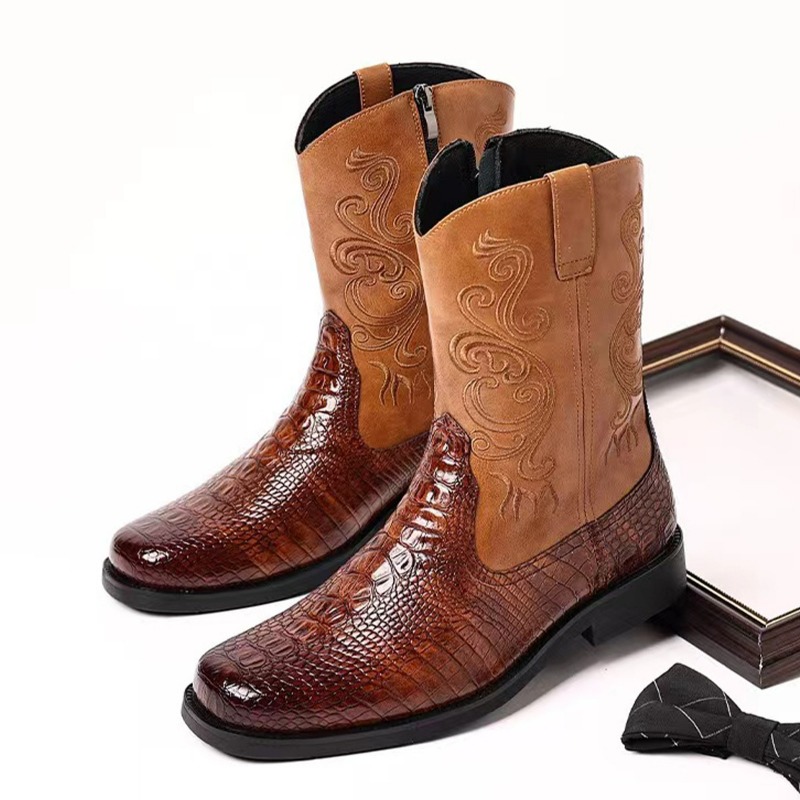 Fashionable Embossed Casual Me – Ethnic Fashion For Men recenzja i cena