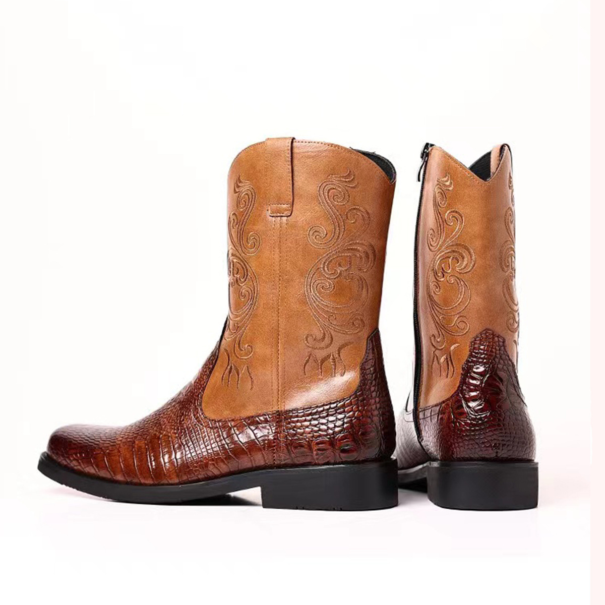 Fashionable Embossed Casual Me – Ethnic Fashion For Men recenzja i cena