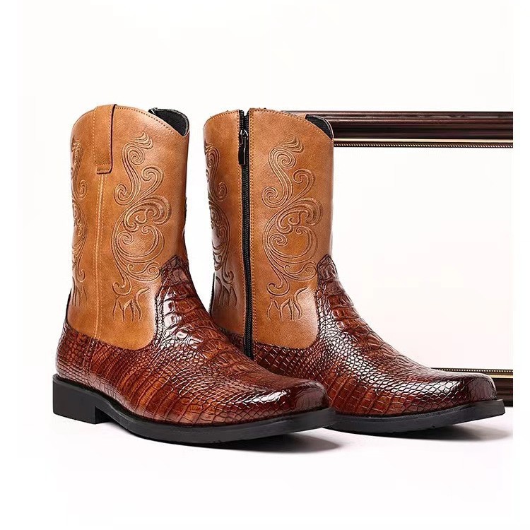 Fashionable Embossed Casual Me – Ethnic Fashion For Men recenzja i cena