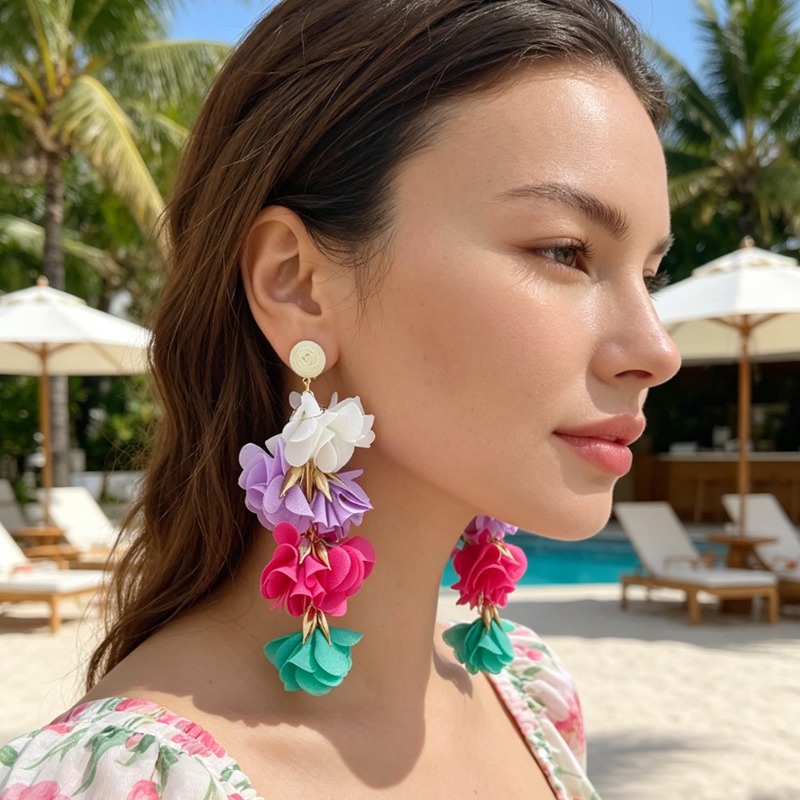 Ethnic Colorful Flower Tassel  – Ethnic Fashion Trends 2026 recenzja i cena