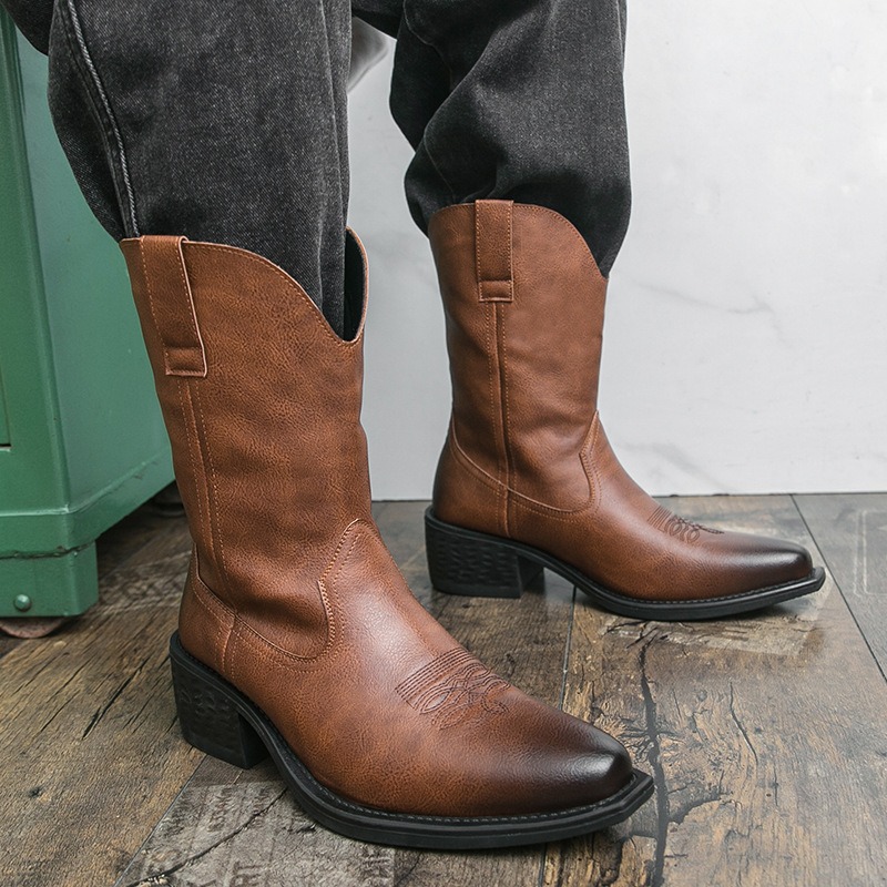 Men Boots Classic Embroidery W – Ethnic Fashion For Men recenzja i cena