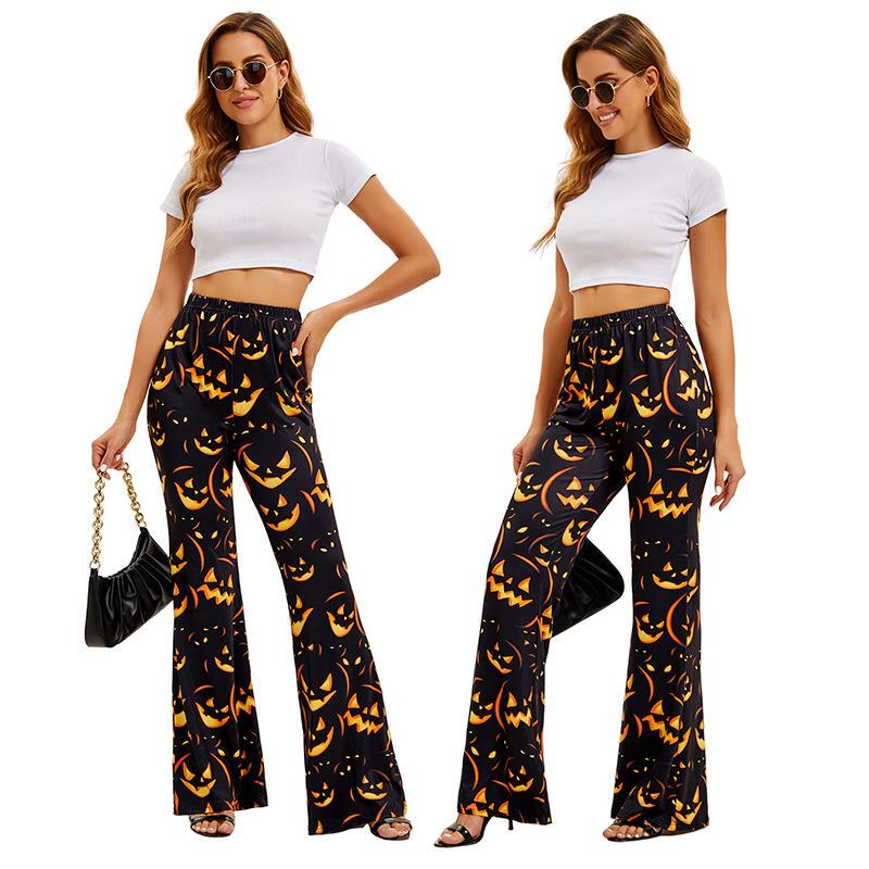 Halloween Bat Pumpkin Print Wo – Ethnic Wear Fashion Brand recenzja i cena