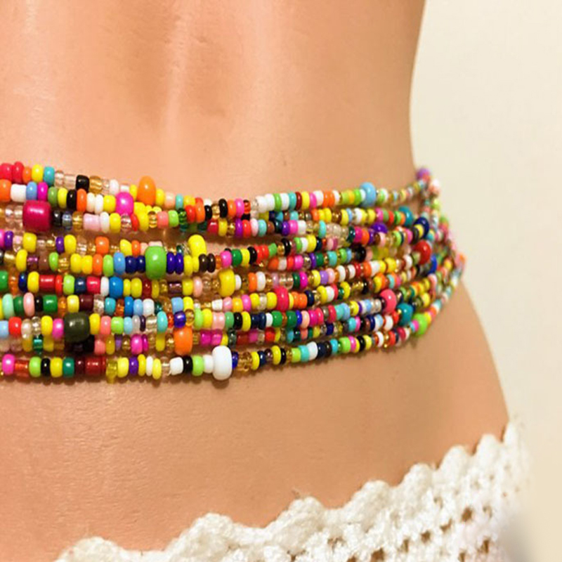 Women Layered Beaded Belly Cha – Ethnic Fashion Accessories recenzja i cena