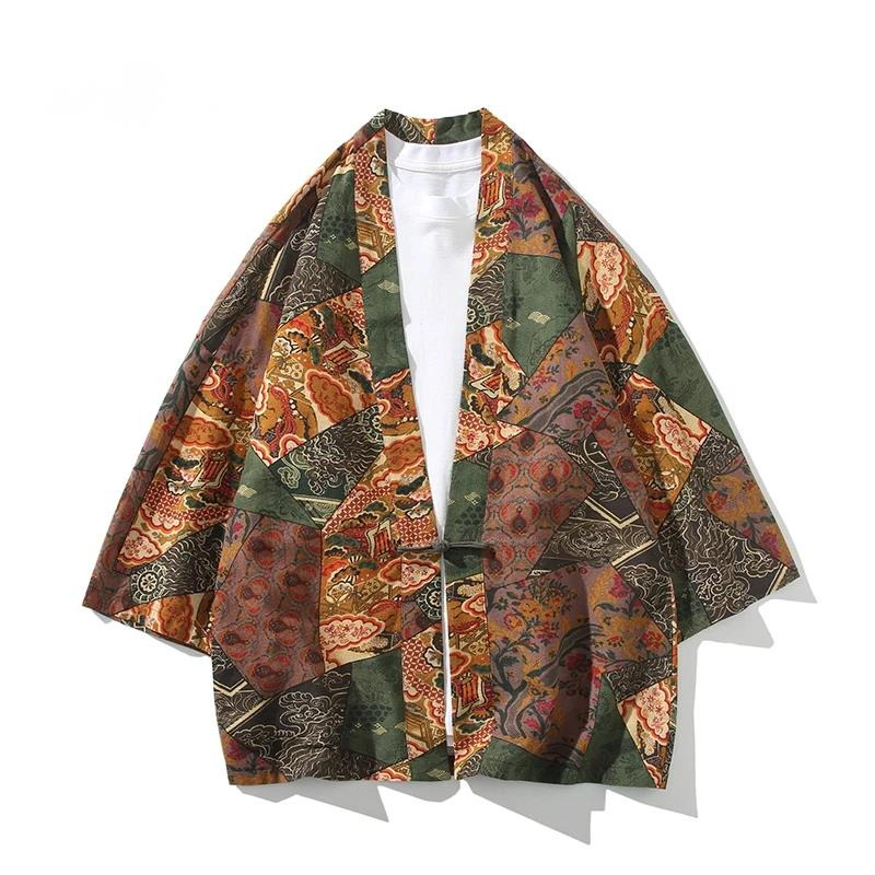 Ethnic Style Print Yukata Men  – Ethnic Fashion For Men recenzja i cena