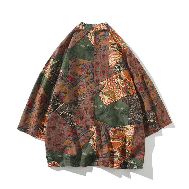 Ethnic Style Print Yukata Men  – Ethnic Fashion For Men recenzja i cena